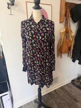ZADIG & VOLTAIRE Tom Print Manga Viscose Dress S